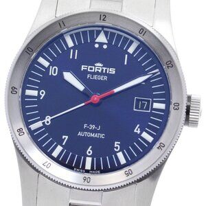 FORTIS Flieger W.422.0023 Date blue Dial Automatic Men's Watch_892407